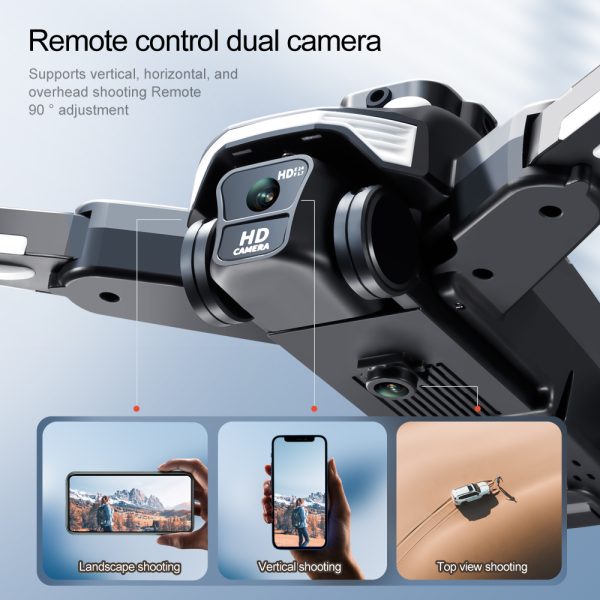 Optical Flow Obstacle Avoidance Dual Camera Drone Toy Airplane F200 - Image 10