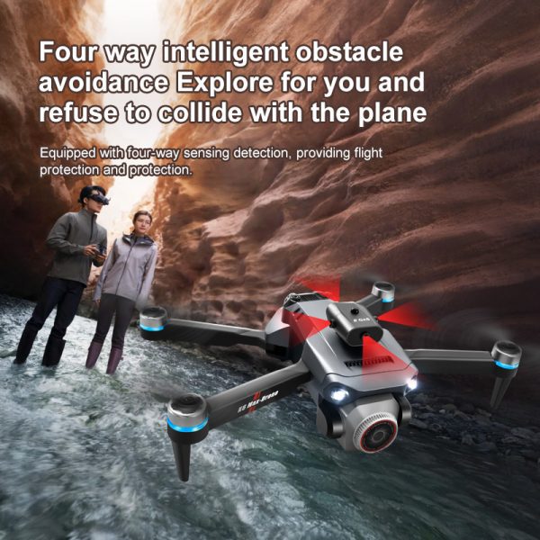 Screen Control Obstacle Avoidance Optical Flow Drone Toy K6MAX - Image 7