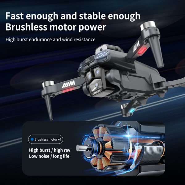 Optical Flow Obstacle Avoidance Triple Camera Drone Toy S183 - Image 8