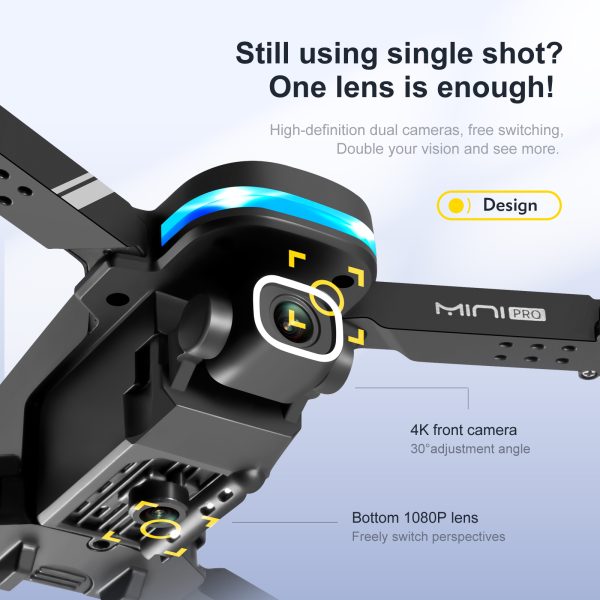 Mini Optical Flow Camera Drone Toy Airplane KY910 - Image 19