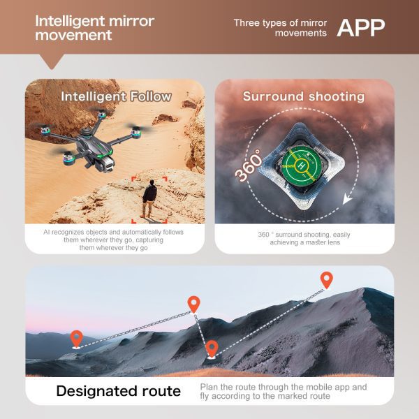 GPS Drone Return EIS Intelligence Obstacle Avoidance HD Camera GT6 - Image 31