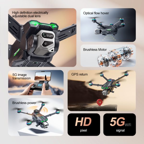 GPS Drone Return EIS Intelligence Obstacle Avoidance HD Camera GT6 - Image 16