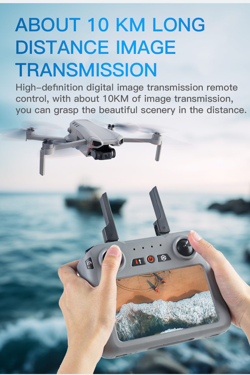 GPS Return Three Axis Gimbal 5.5" Screen 5G Relay 4K Camera Drone 017