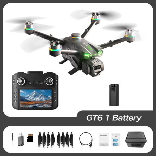 5.6" RC Screen Control GPS Return EIS HD Camera Drone GT6 Max - Image 14