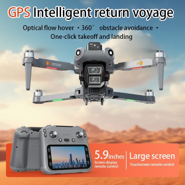 GPS Return 4.5" Screen 5G Obstacle Avoidance 4K HD Camera Drone L300 UItra - Image 19
