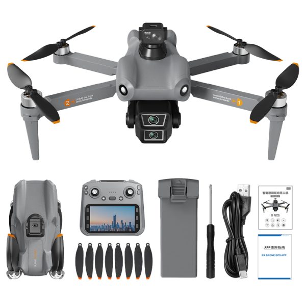 GPS Return 4.5" Screen 5G Obstacle Avoidance 4K HD Camera Drone L300 UItra - Image 3