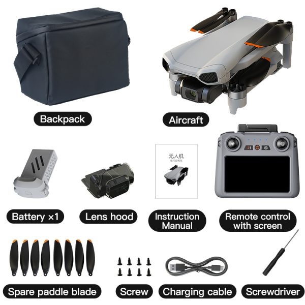 GPS Return Three Axis Gimbal 5.5" Screen 5G Relay 4K Camera Drone 017 - Image 4