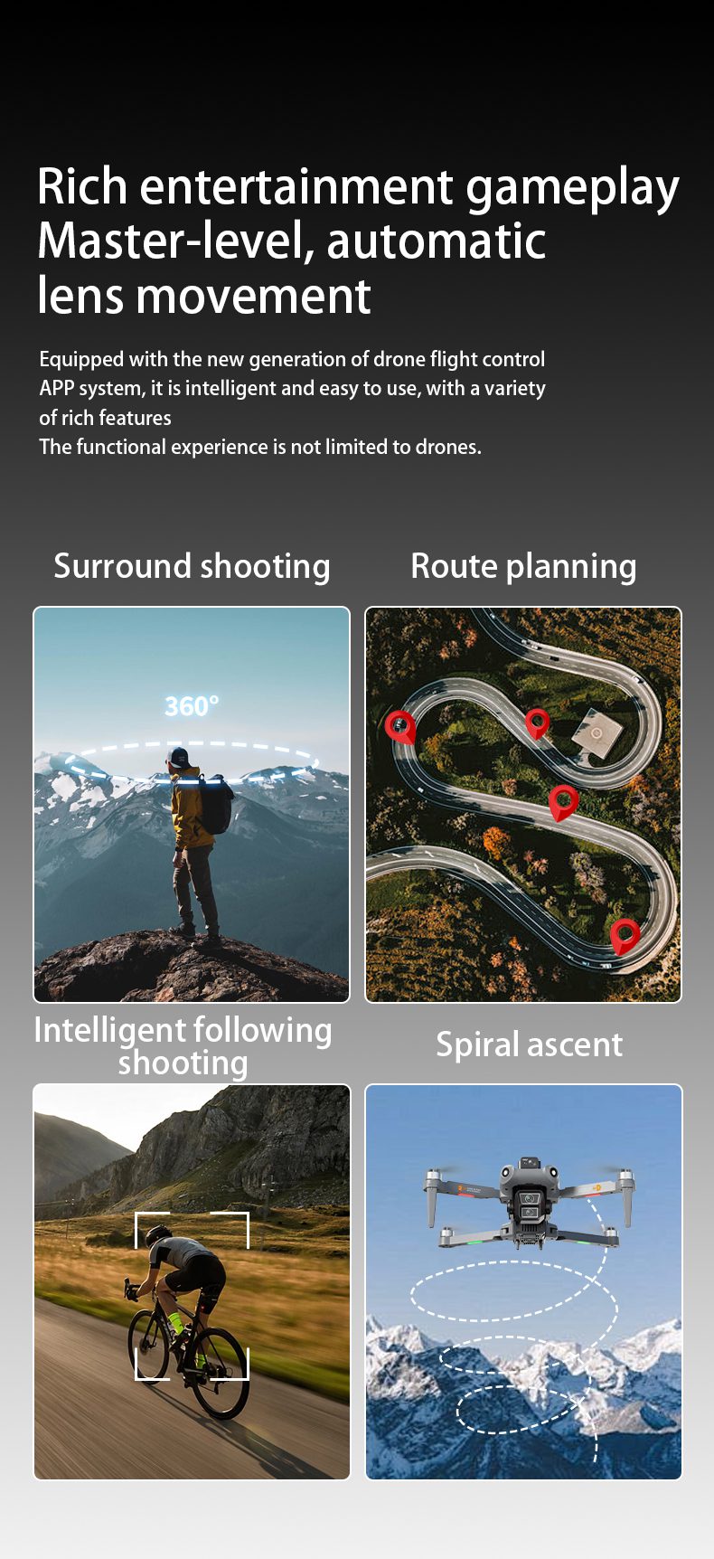 GPS Return 4.5" Screen 5G Obstacle Avoidance 4K HD Camera Drone L300 UItra