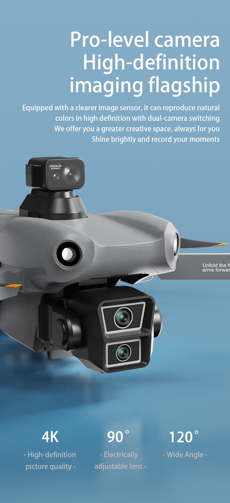 GPS Drone 5.9 Inch Touch Screen 5G Stability 4K HD Camera UAV L300 UItra