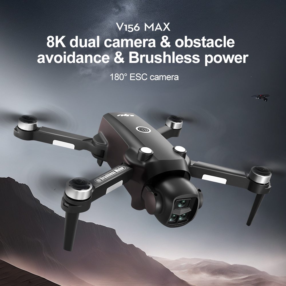 5.6 Inch Remote Control Screen Obstacle Avoidance Camera Drone Toy V156MAX