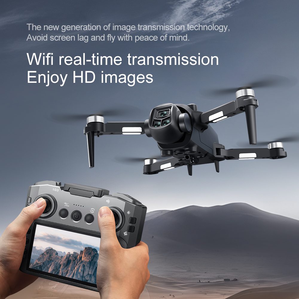 5.6 Inch Remote Control Screen Obstacle Avoidance Camera Drone Toy V156MAX