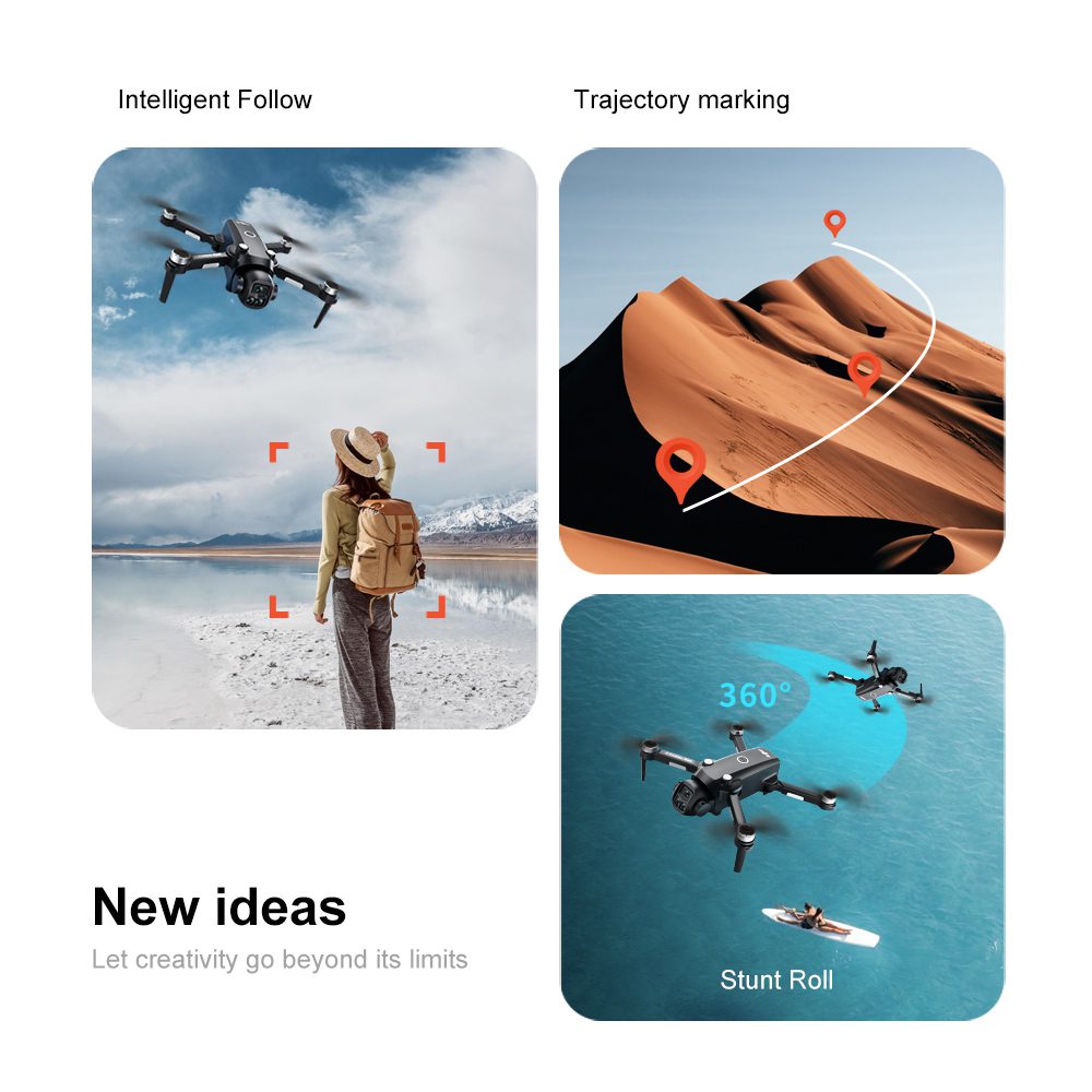 5.6 Inch Remote Control Screen Obstacle Avoidance Camera Drone Toy V156MAX