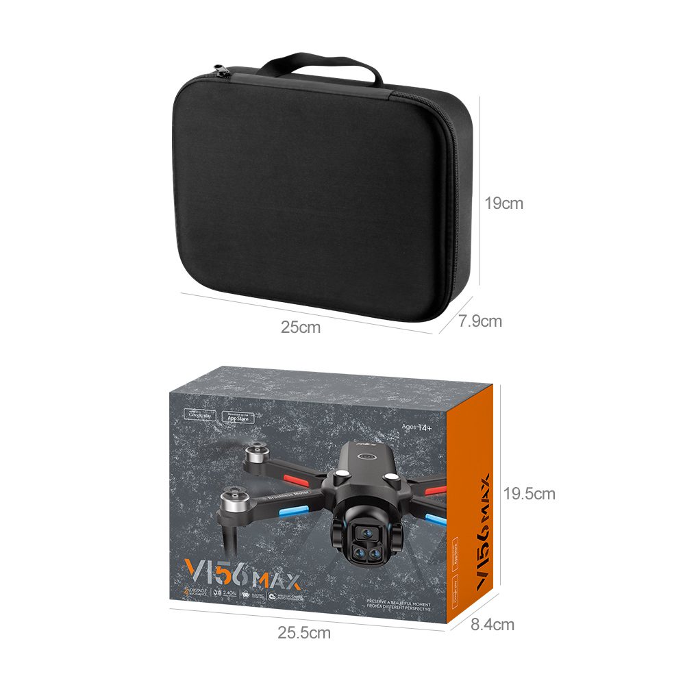 5.6 Inch Remote Control Screen Obstacle Avoidance Camera Drone Toy V156MAX