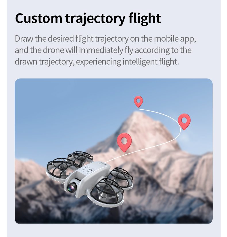 Mini Drone Cool Light Protection Camera Aircraft Toy K100