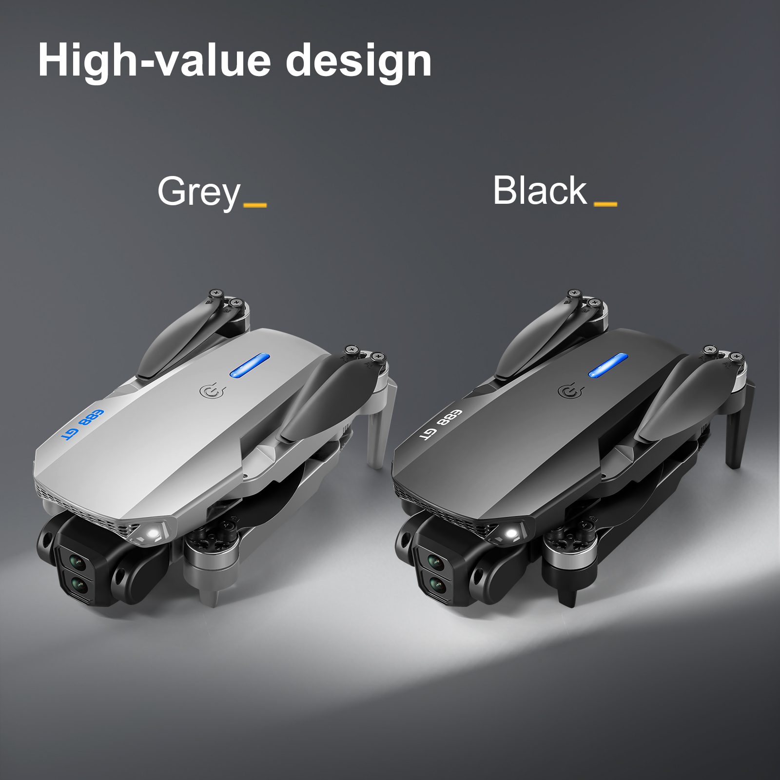 4.3" Screen Drone Optical Flow Camera Aircraft Toy E88GT