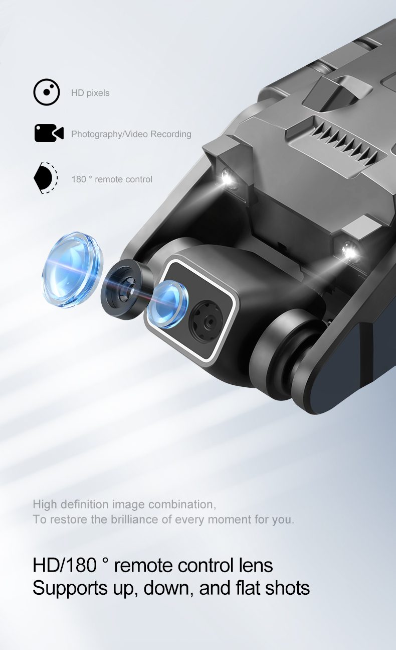 GPS Drone 4.5" Remote Control Screen 5G HD Camera UAV RG700PRO