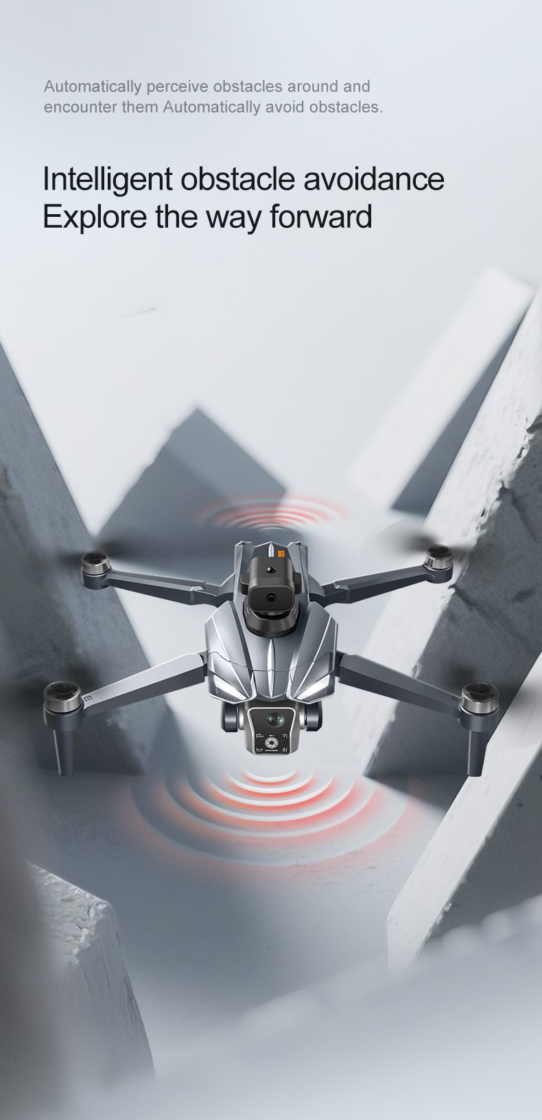 Airdrop GPS Drone 4.5" Remote Control Screen 4K Camera UAV K18MAX