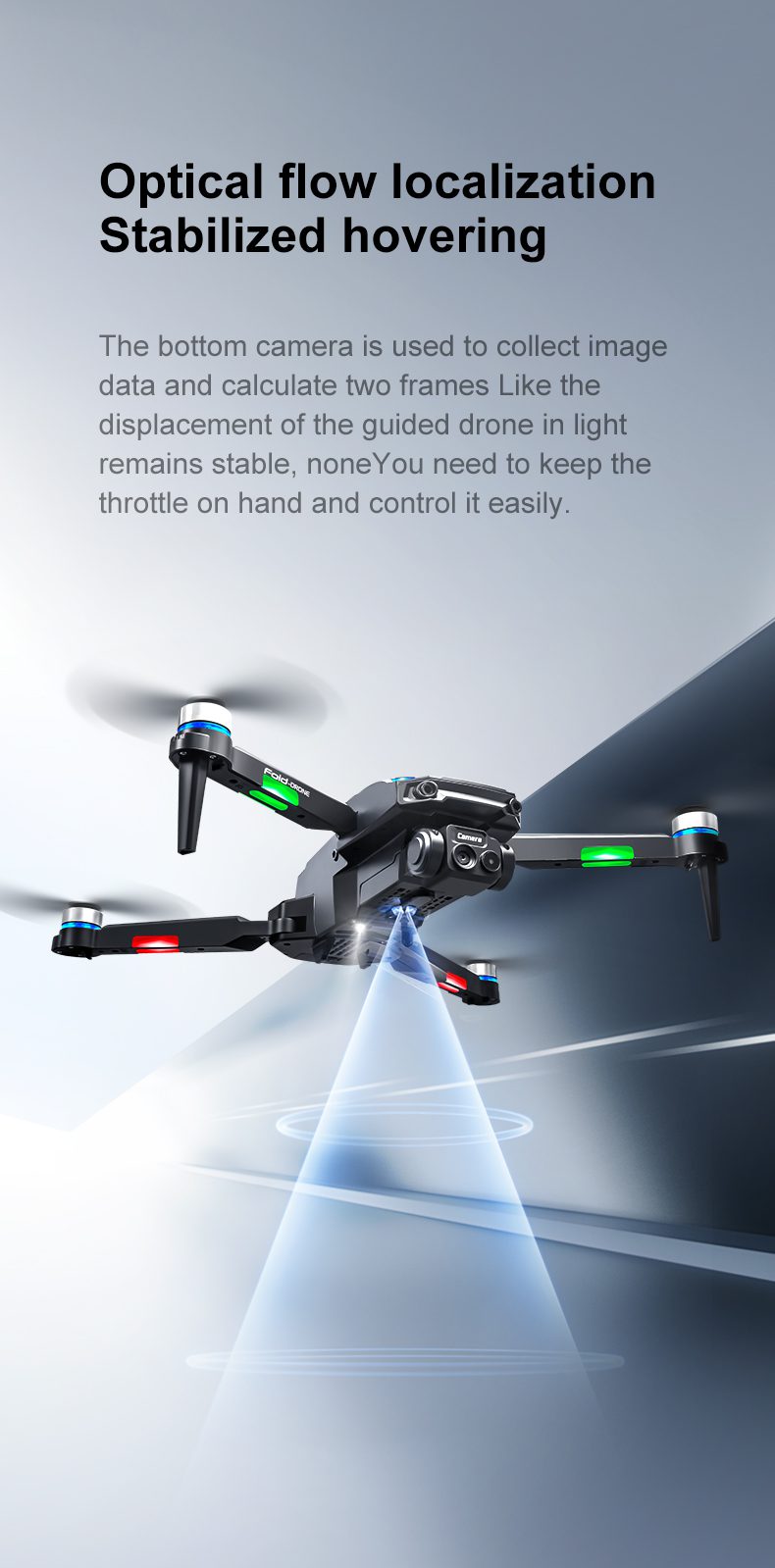 GPS Drone 5.6 Inches Remote Control Screen Camera UAV RG806MAX