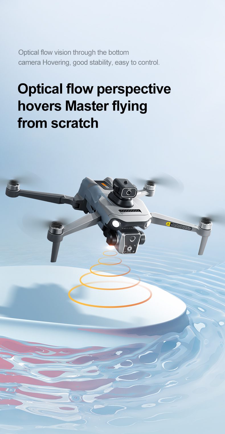 GPS Airdrop Drone 4.5" Remote Control Screen 4K Camera UAV K19MAX