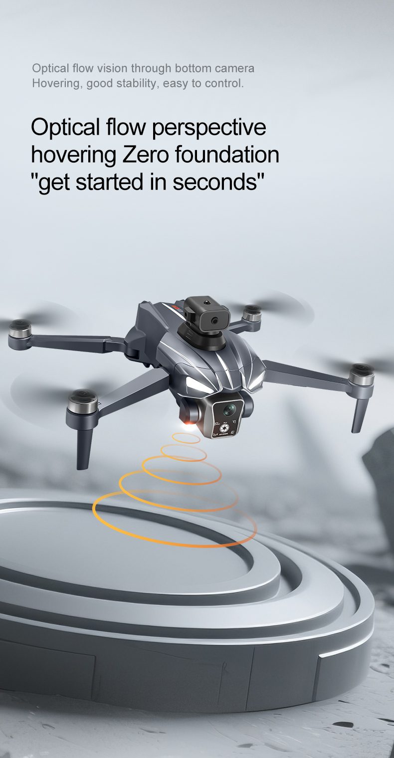 Airdrop GPS Drone 4.5" Remote Control Screen 4K Camera UAV K18MAX