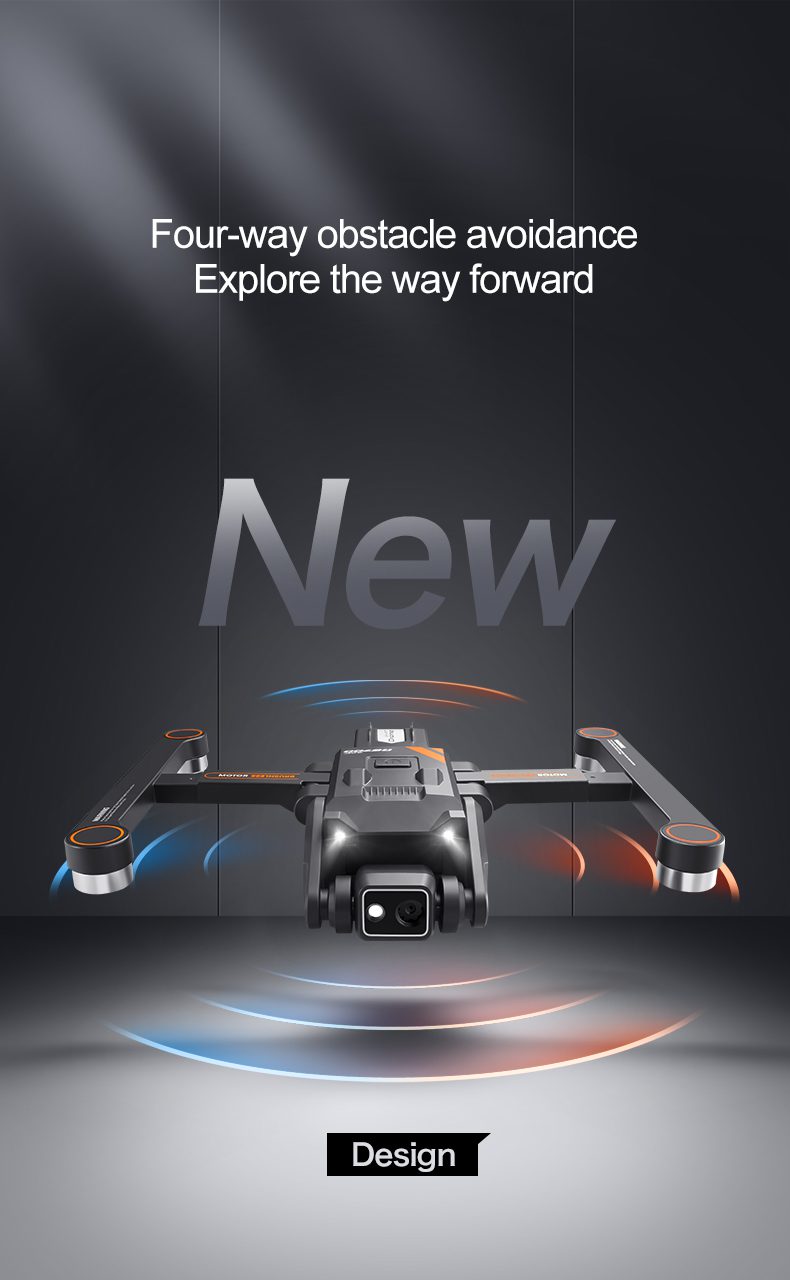 GPS Drone 4.5" Remote Control Screen 5G HD Camera UAV RG700PRO