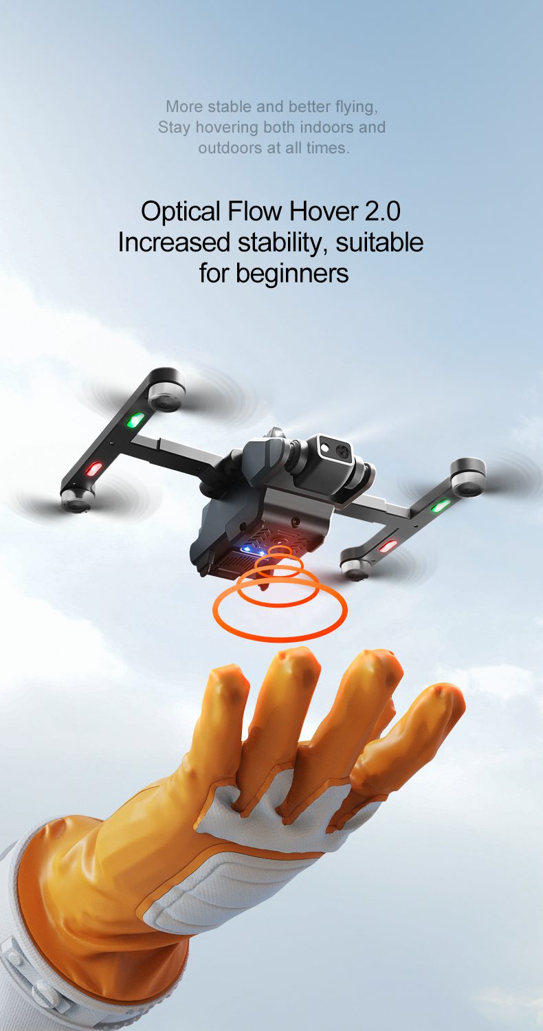 GPS Drone 4.5" Remote Control Screen 5G HD Camera UAV RG700PRO