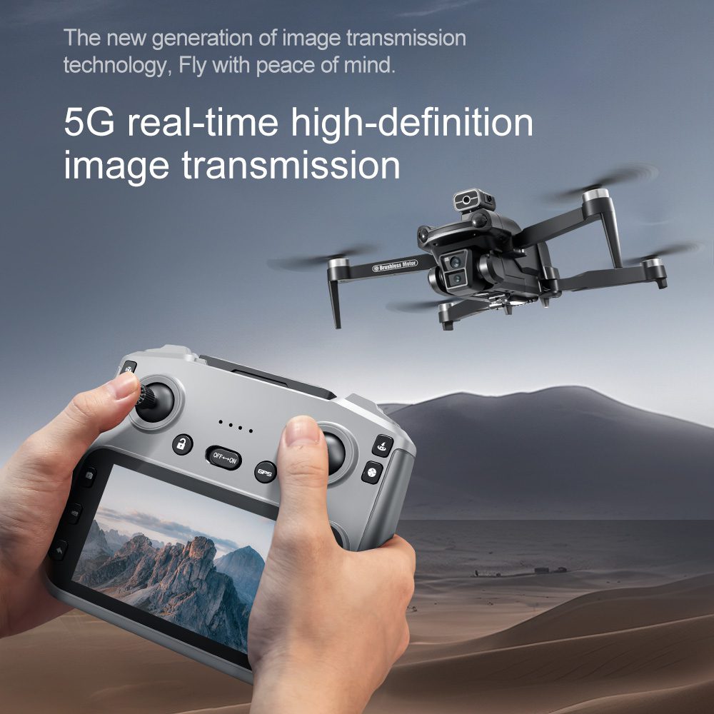 4.5" Remote Control Screen GPS Return 5G HD Camera Drone V198MAX