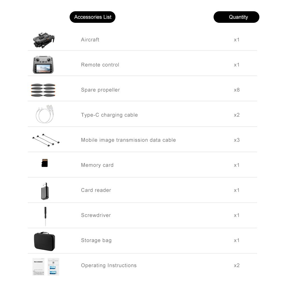 4.5" Remote Control Screen GPS Return 5G HD Camera Drone V198MAX