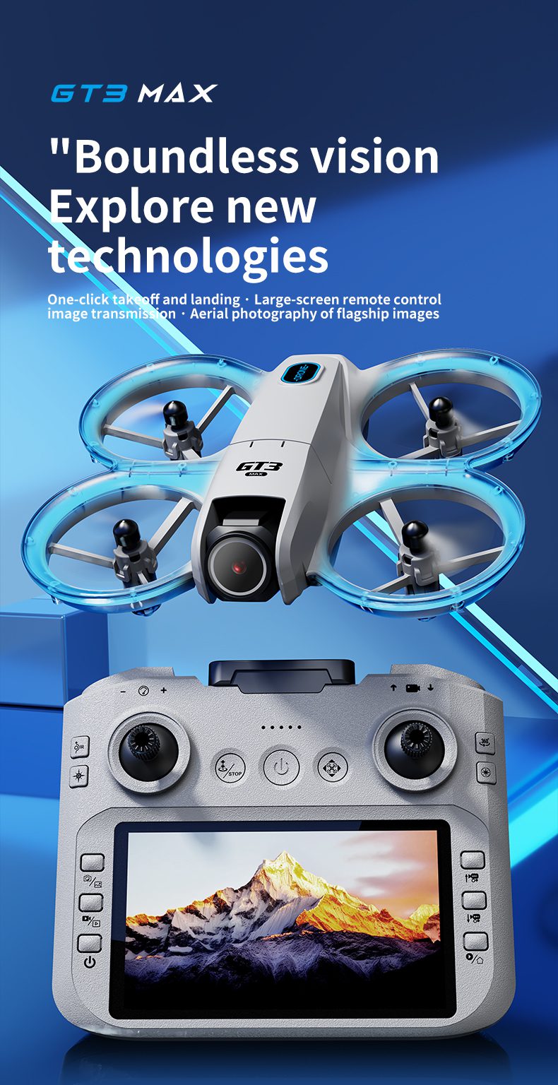 Mini Drone 4.3" Remote Control Screen Protective Cover Aircraft Toy GT3