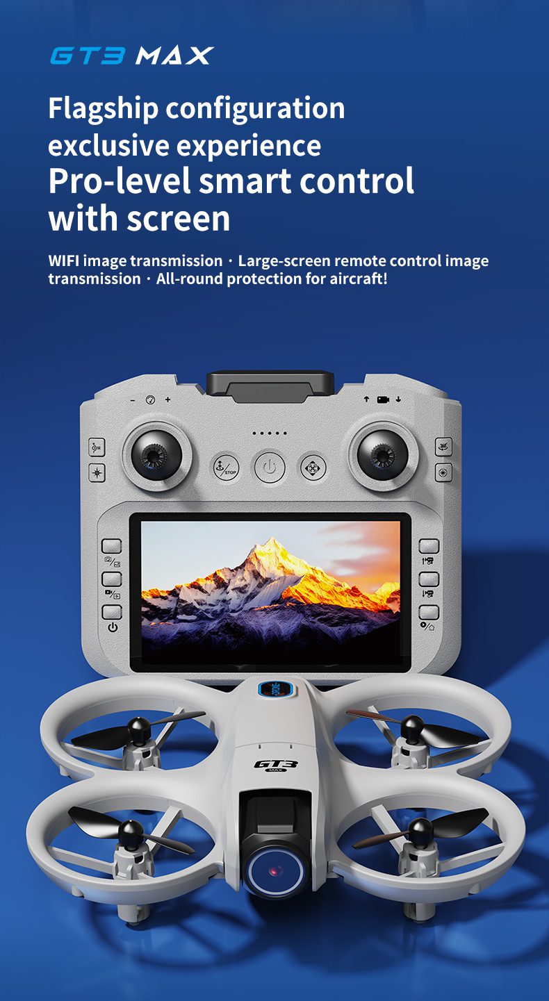 Mini Drone 4.3" Remote Control Screen Protective Cover Aircraft Toy GT3