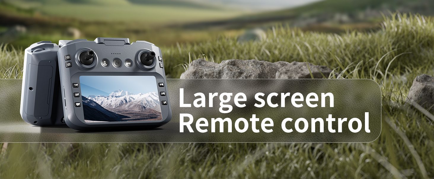 GPS Drone 4.3" Remote Control Screen 4K HD Camera UAV XT606