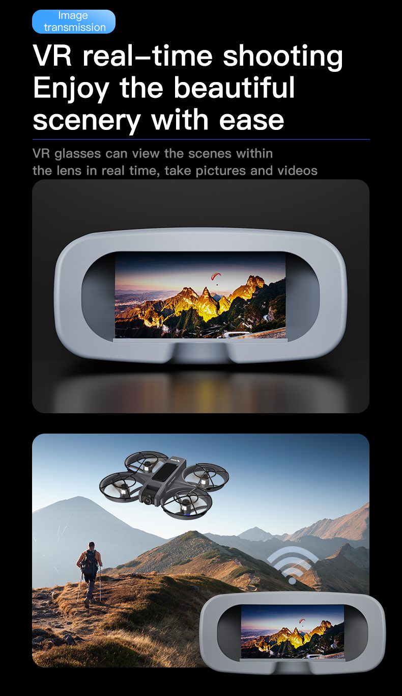 VR Drone Camera Optical Flow Protective Cover Aircraft Toy X226VR