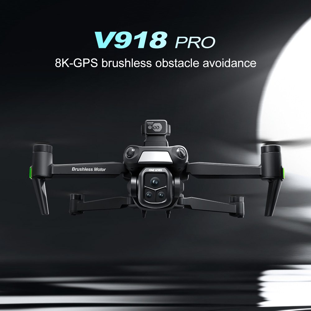 3KM Flight GPS Return Drone 5G Obstacle Avoidance 8K HD Camera UAV V918