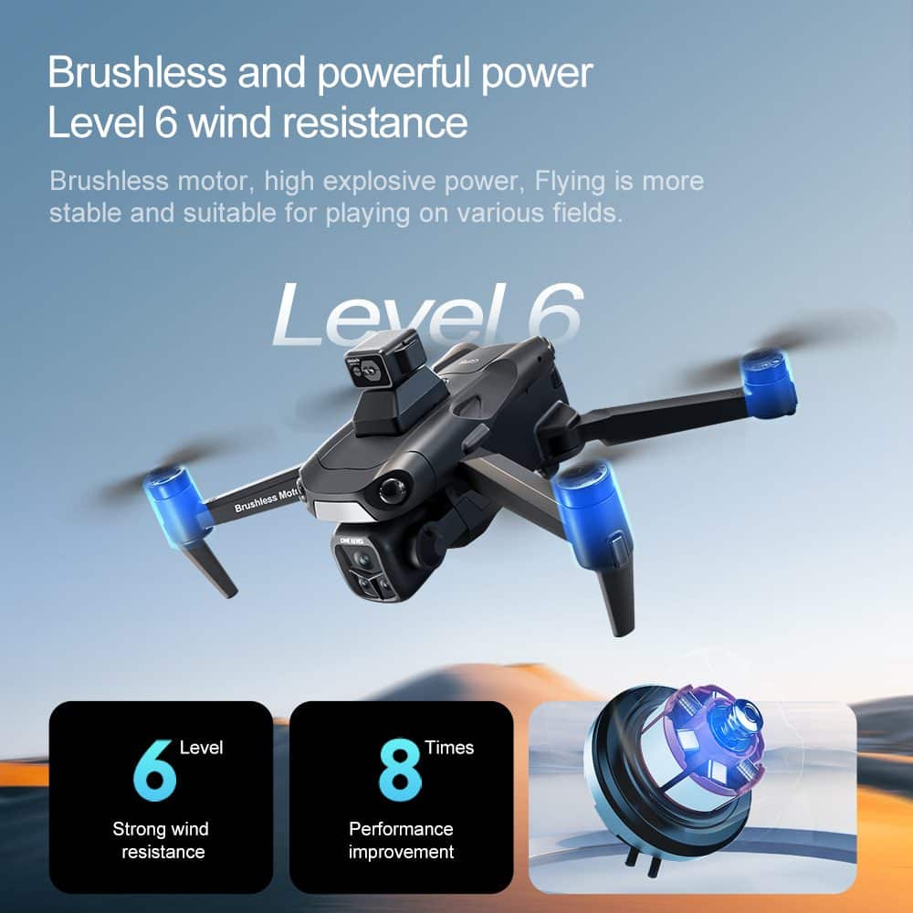3KM Flight GPS Return Drone 5G Obstacle Avoidance 8K HD Camera UAV V918