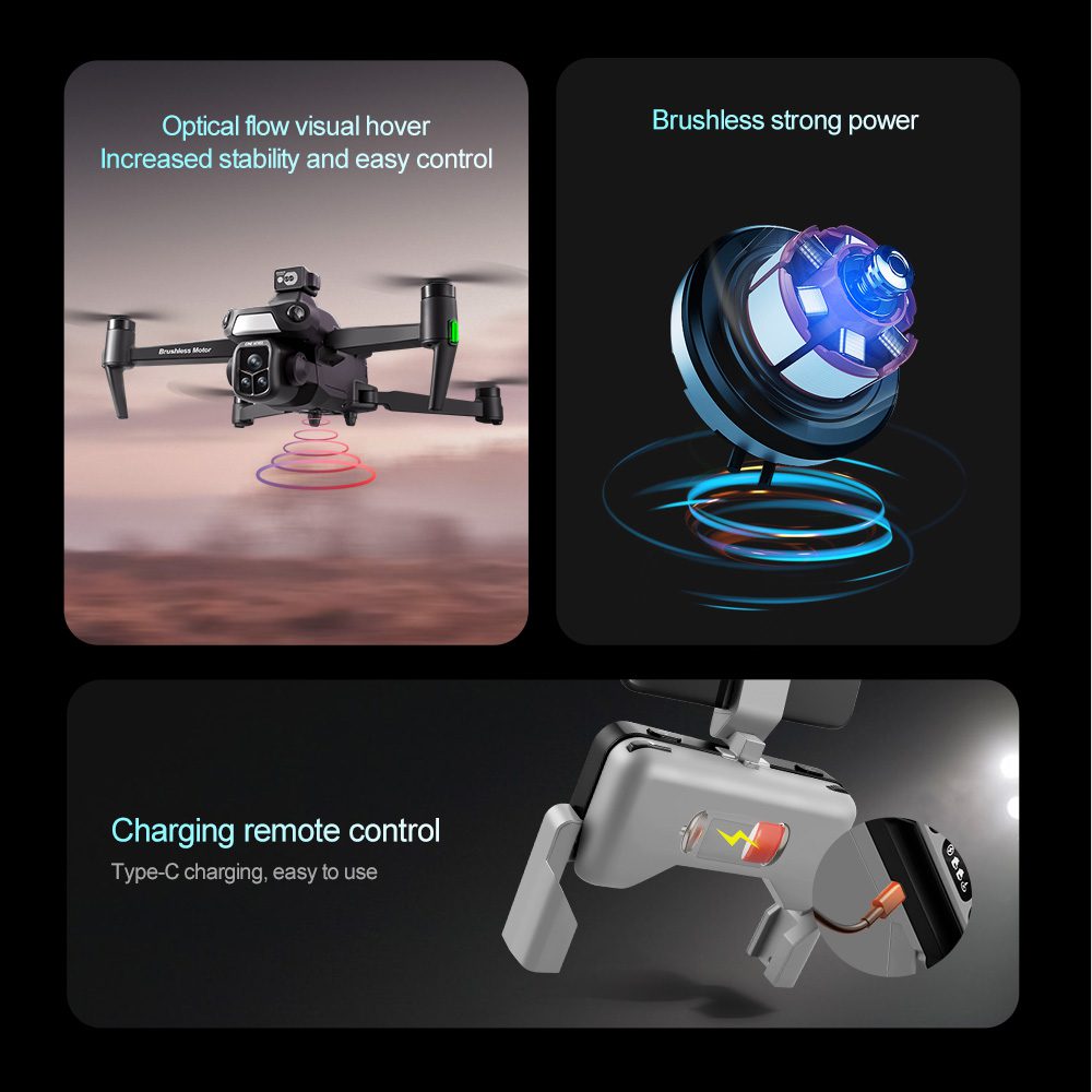 3KM Flight GPS Return Drone 5G Obstacle Avoidance 8K HD Camera UAV V918