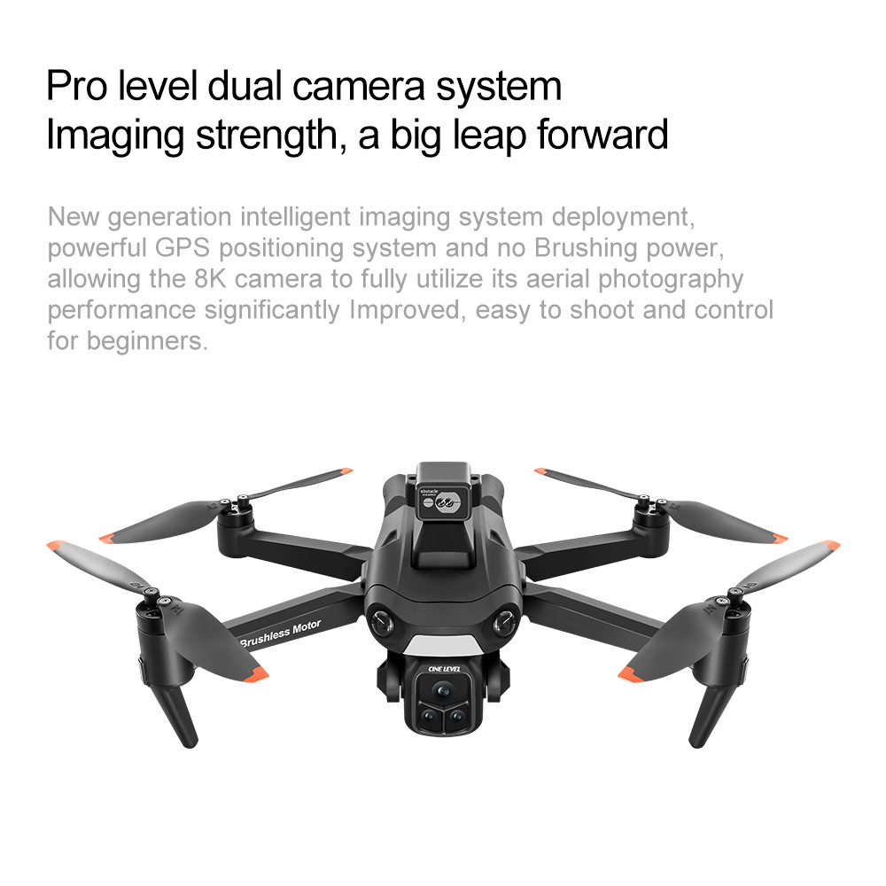3KM Flight GPS Return Drone 5G Obstacle Avoidance 8K HD Camera UAV V918