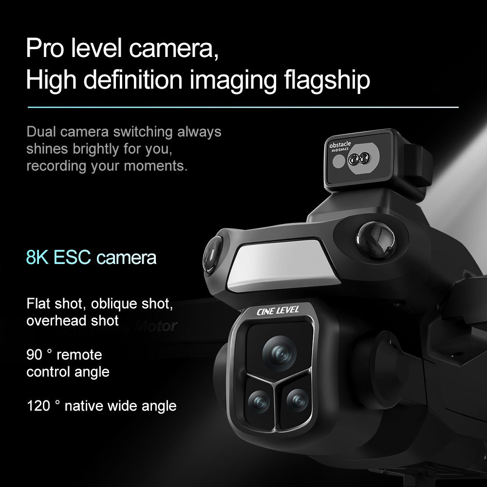 3KM Flight GPS Return Drone 5G Obstacle Avoidance 8K HD Camera UAV V918