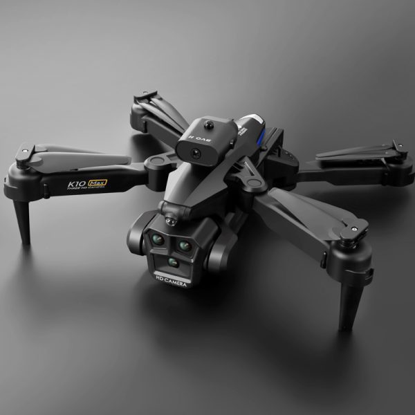 Triple Camera Drone Obstacle Avoidance Quadcopter Toy K10MAX - Image 3