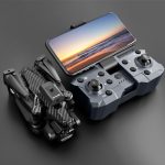 Triple Camera Drone Obstacle Avoidance Quadcopter Toy K10MAX