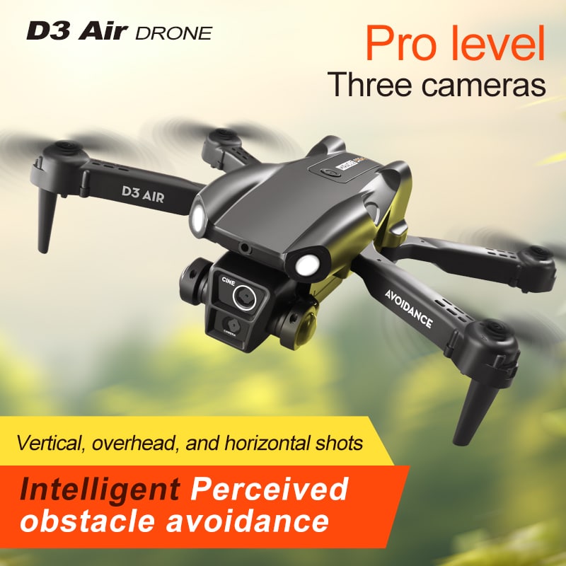 RC Drone Obstacle Avoidance Quadcopter Toy D3