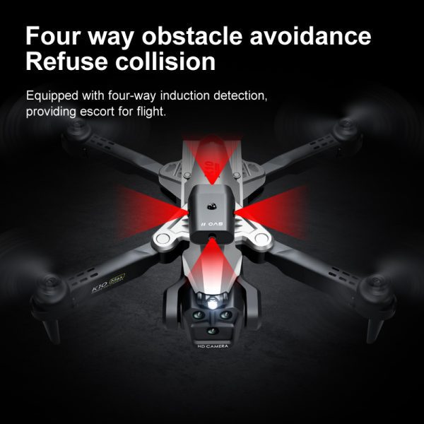 Triple Camera Drone Obstacle Avoidance Quadcopter Toy K10MAX - Image 17