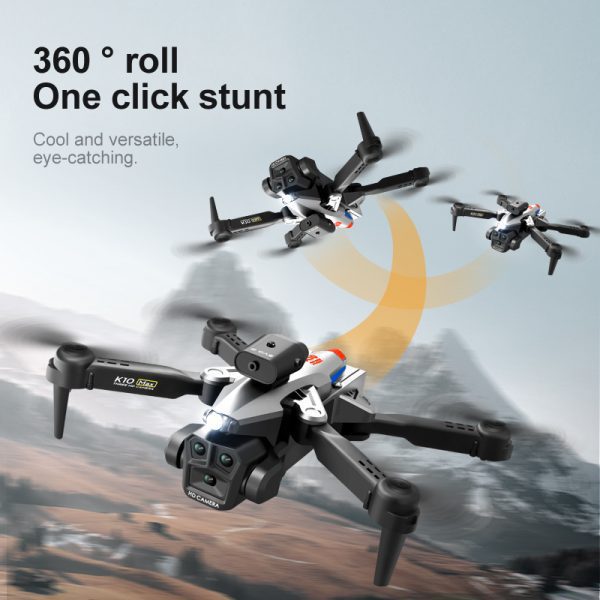 Triple Camera Drone Obstacle Avoidance Quadcopter Toy K10MAX - Image 18
