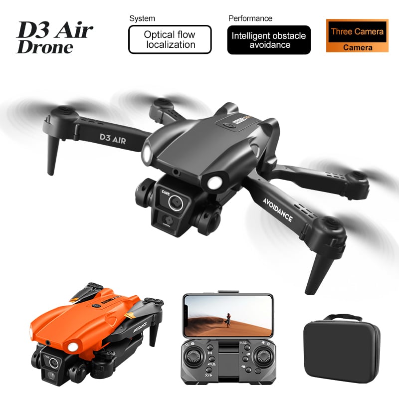 RC Drone Obstacle Avoidance Quadcopter Toy D3