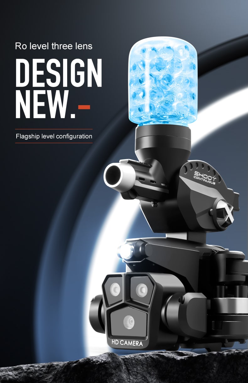 Water Bomb Drone Toy Three Camera UAV K11MX