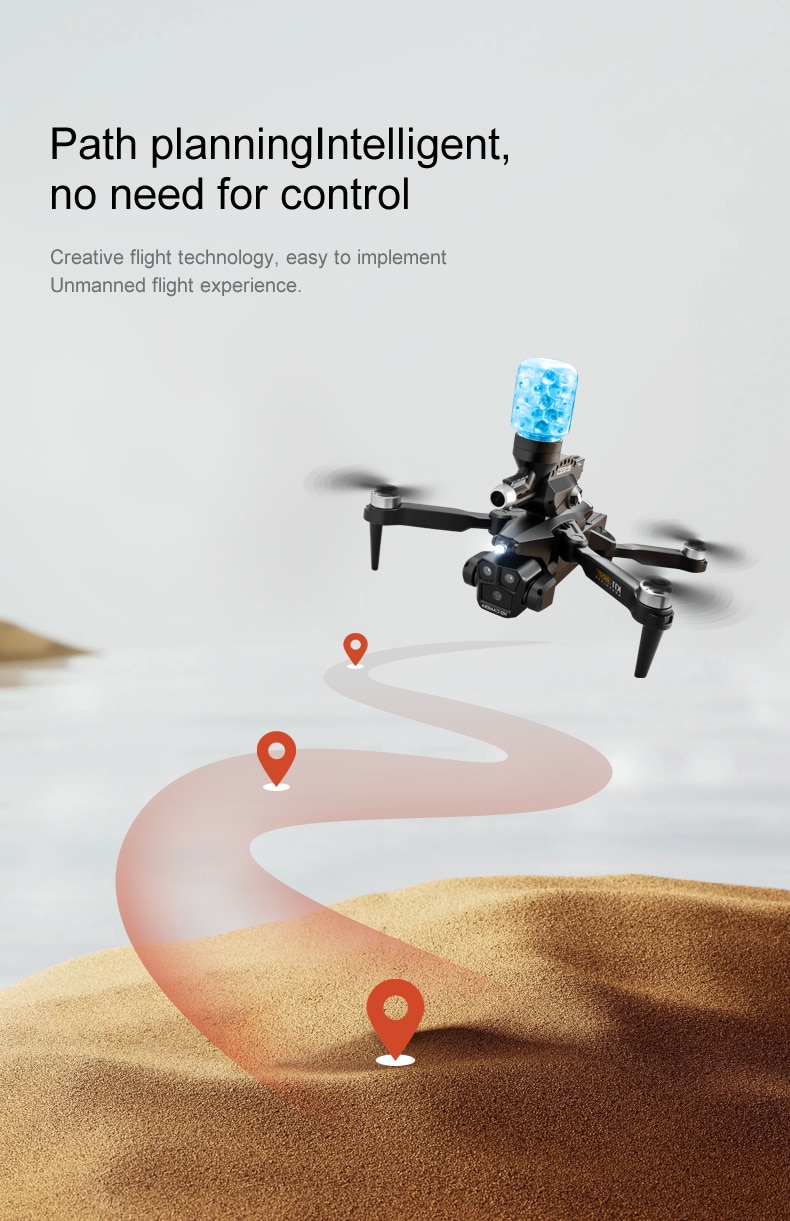 Water Bomb Drone Toy Three Camera UAV K11MX