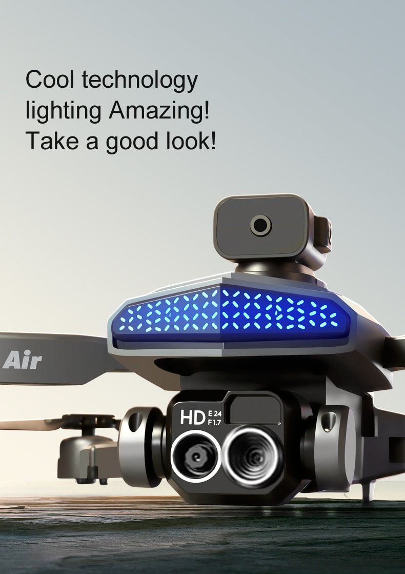 Cool Lights Drone Dual Camera Quadcopter D6Pro