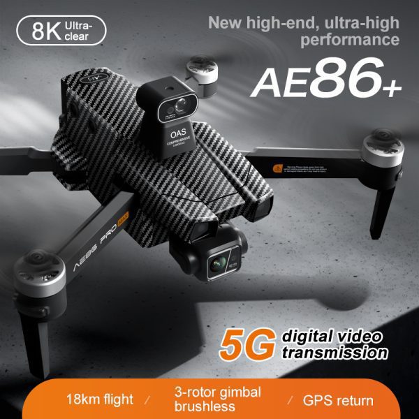 18KM Flight GPS Return ElS Anti Shake 4K HD Professional Camera Drone AE86 - Image 5