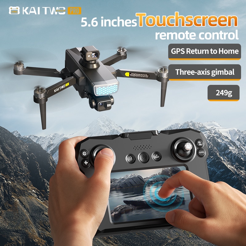 Professional GPS Drone 4k Hd Quadcopter KAI2MAX 2 Professional GPS Drone 4k Hd Quadcopter KAI2MAX - immagine 2