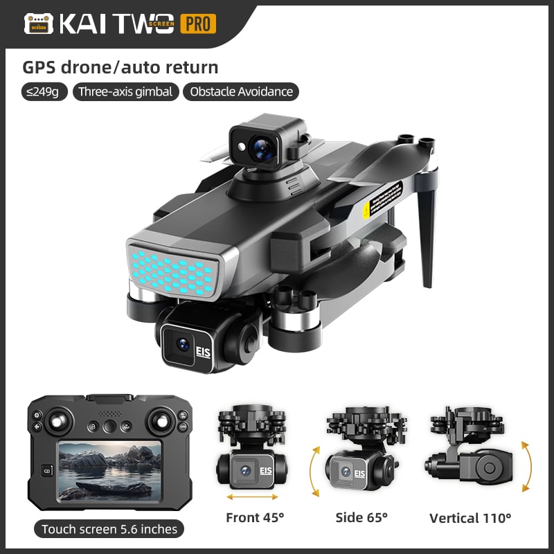 Professional GPS Drone 4k Hd Quadcopter KAI2MAX 11 Professional GPS Drone 4k Hd Quadcopter KAI2MAX - immagine 11