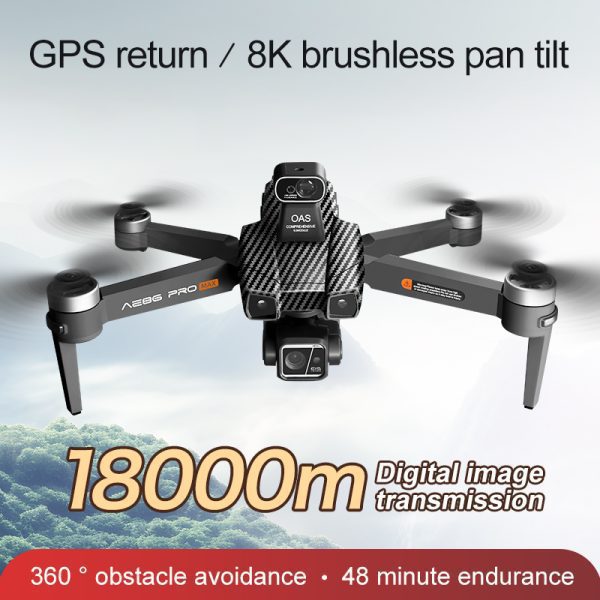 18KM Flight GPS Return ElS Anti Shake 4K HD Professional Camera Drone AE86 - Image 11